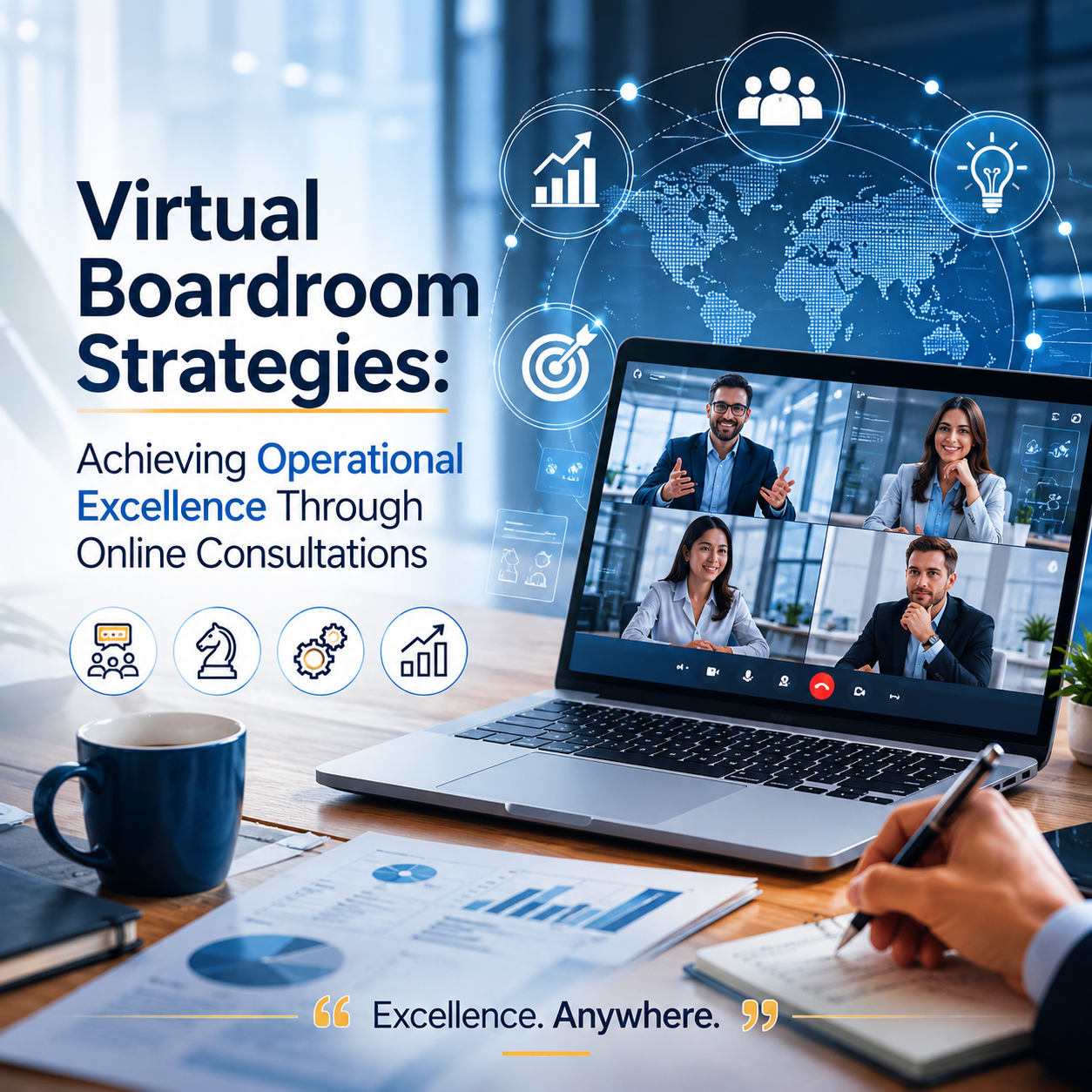 Virtual Boardroom Strategies: Achieving Operational Excellence Through Online Consultations